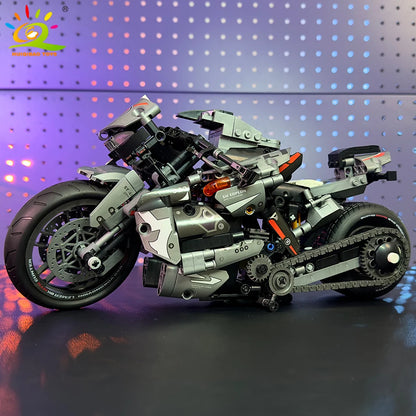 HUIQIBAO High-tech Classic Motorbike Building Model Blocks Moto City Racer Bricks Toy for Kids Boy Children Adult MOC Car Set - CADA BRICKS®