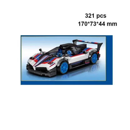 Moc Speed Champion Technical Car City Vehicle Racing Car Building Blocks Sports Car Garage Carro Rennau Voiture Creative Toys - CADA BRICKS®