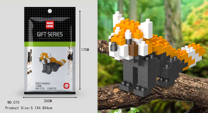 Mini Building Blocks 3D Animal  Diamond Model Micro Bricks Dog Cat Bird Moose Wolf Panda Macaw Toys For Children Birthday Gifts - CADA BRICKS®