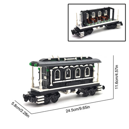 City train building blocks DIY modified accessories, creative MOC assembly track train carriage expansion set, base, wheel parts - CADA BRICKS®
