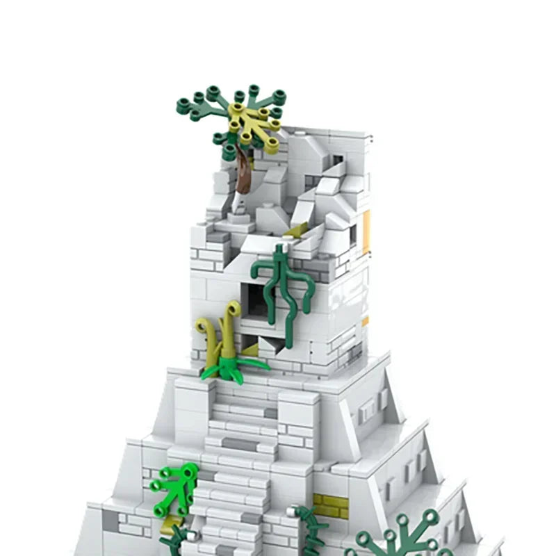Castle Moc Building Blocks Maya Temple Model Technology Bricks DIY Assembly Magical Ancient Street View  Toys Gifts