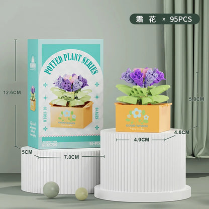 Bouquet Flower Mini Diy Building Block Toys for Children Bricks Blocks for Adults Constructor Micro Bricks Construction Set Gift - CADA BRICKS®