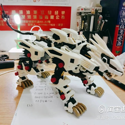 BT Building Blocks ZOIDS RZ-041 White Liger ZERO 1:72 Scale Full Action Plastic Kit Assemble Model Christmas Gifts For Children - CADA BRICKS®