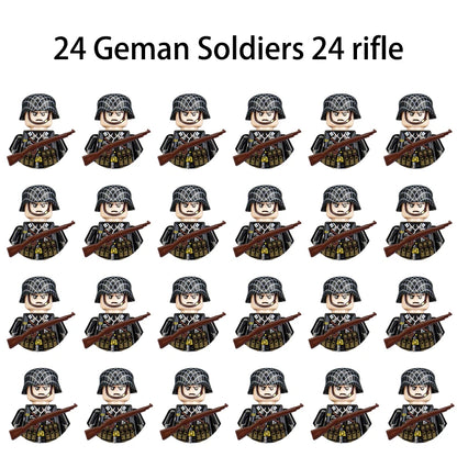 Military Building Blocks, Figures, Action Figures, Toys, Mini Dolls, Soldier Characters, Children's Toys, National Army Phalanx - CADA BRICKS®