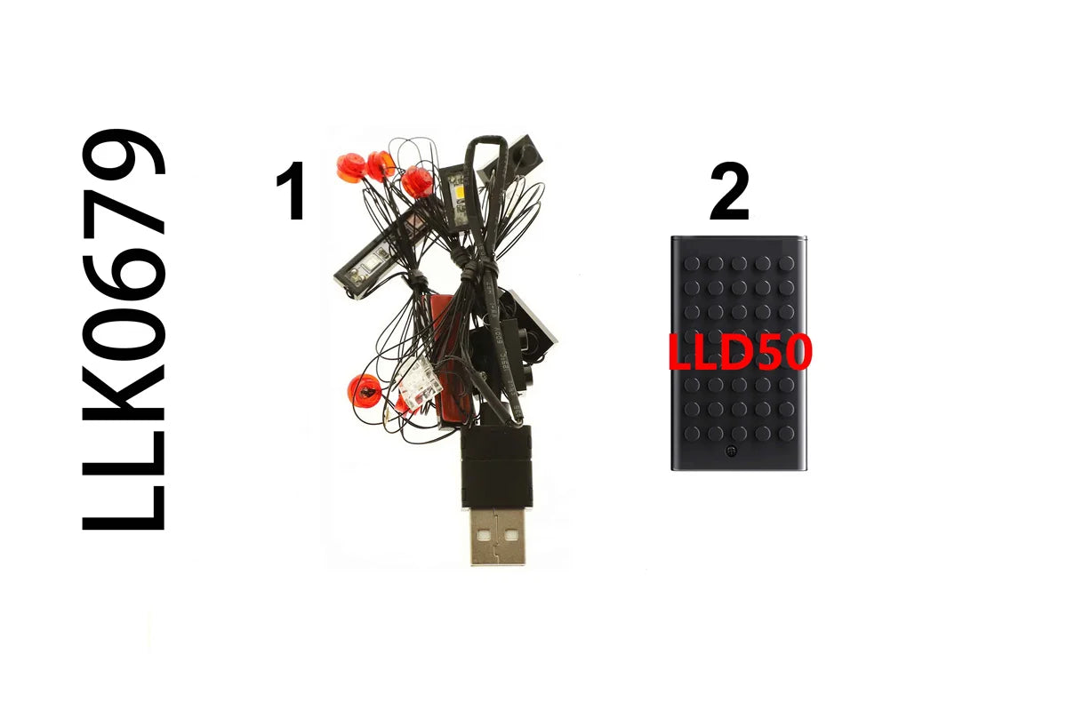 Lighting Kit For LEGO 75389 The Dark Falcon Millennium Falcon Starsing War Not Building Blocks (Only Lighting Set) - CADA BRICKS®