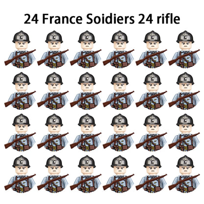 Military Building Blocks, Figures, Action Figures, Toys, Mini Dolls, Soldier Characters, Children's Toys, National Army Phalanx - CADA BRICKS®