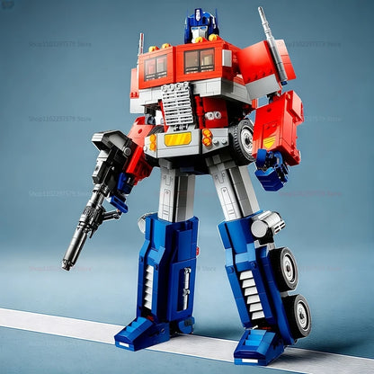 Technical 1508PCS Transformation Robot Truck 10302 Collectible Build Model Car Creative 2-in-1 can be Converted into Trucks Gift