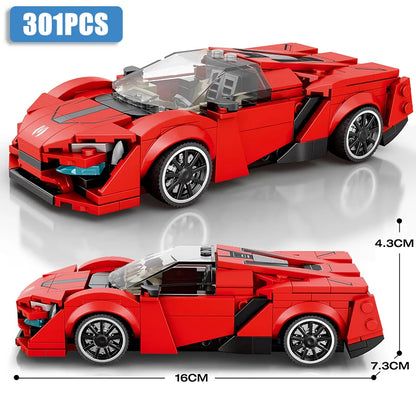 2024 New Speed Champion Sports Car Building Blocks City Technique Car MOC RX7 250GT Racing Vehicle Bricks Toys For Children Gift - CADA BRICKS®