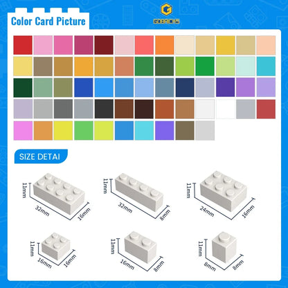 MOC Customizable Bricks Print Parts Colors DIY Building Blocks Model As Gift You Want With Partlist Copy Lego Sets BL RB LD IO - CADA BRICKS®