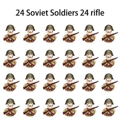 Military Building Blocks, Figures, Action Figures, Toys, Mini Dolls, Soldier Characters, Children's Toys, National Army Phalanx - CADA BRICKS®