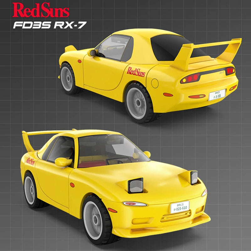 Cada Anime Initial D Champion Vehicle Building Blocks Compatible City Street View Japanese Parking Lot Bricks Toys Boys Gifts - CADA BRICKS®
