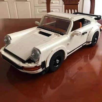 Icons Technical 911 Retro Car Model  Building Blocks Set 2in1 Race Model Kit for Adults and Teens Toys Christmas Gifts Idea Diy