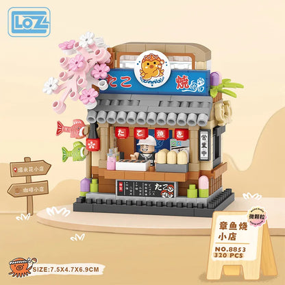 LOZ Mini Blocks Children's Toy Street Shop Micro Particles Trendy Miniature Street Scene High Difficulty - CADA BRICKS®