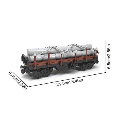 City train building blocks DIY modified accessories, creative MOC assembly track train carriage expansion set, base, wheel parts - CADA BRICKS®