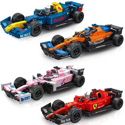 Zestaw klocków FIA Classic Sports Car 2025 Formula 1 Racing City Speed Champion F1 Building Blocks Vehicle Model Bricks Kids Toys Adult Gift