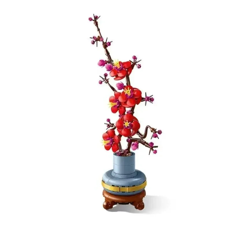 2025 NEW Bouquet 10343 10344 10368 10369 Orchid Bamboo Chrysanthemum Plum Blossom Building Blocks DIY Flowers Toy for Kid Adult
