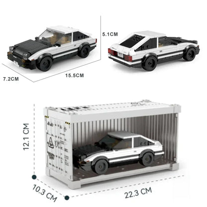 Racers 4Runner SUV AE86 Supra Building Blocks MOC Racing Sports Car Model Desktop Decoration Brick Toys Gift for Kids Adult - CADA BRICKS®