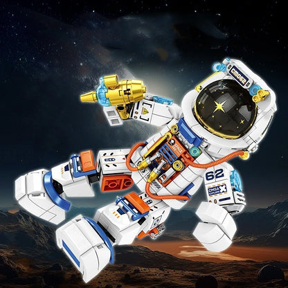 City Shuttle Satellite Rocket Building Blocks Space Station Saturn Astronaut Figure Man Bricks Set Gift for Boys