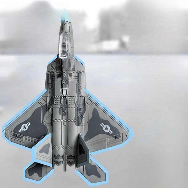 Assembled Fighter Jet Model Toy for Boys Tank Military Simulation Building Blos Gift B2 Stealth Bomber J20 Su35 Ghost