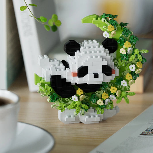 Mini Dog Cat panda raccoon Cute Pet Small Building Block Model Series Ornaments Children's Toy Christmas Birthday Gifts for Kids - CADA BRICKS®
