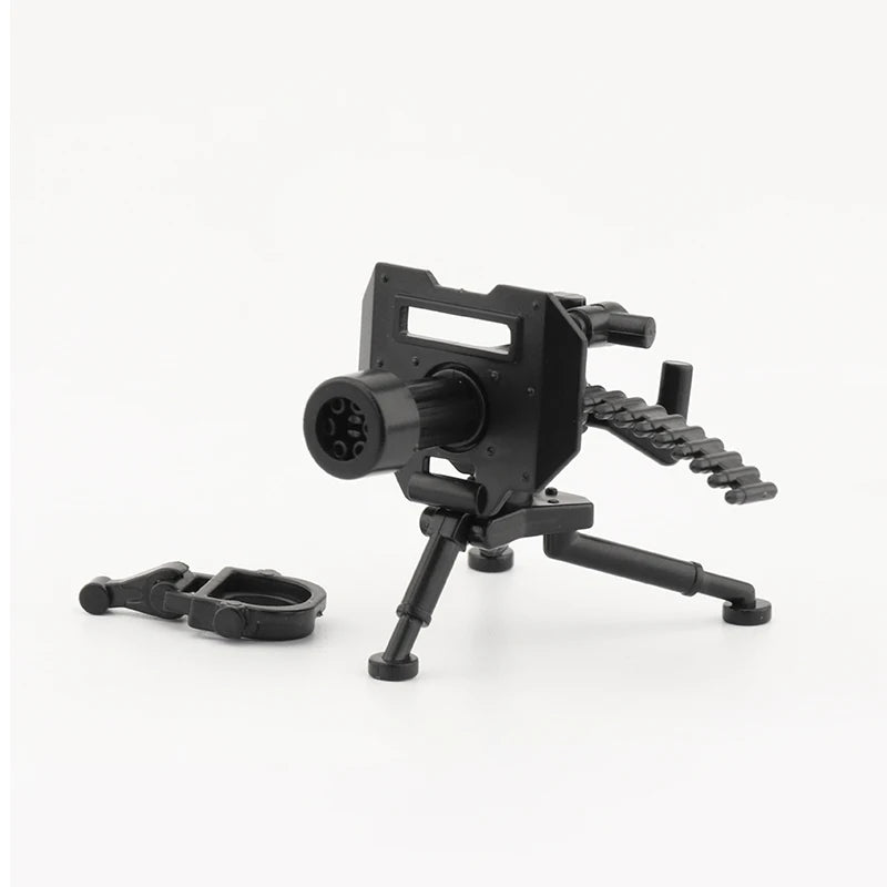 Military Weapons Guns Mortar Special Forces Police SWAT Gangster Jeeps Off-Road Armored Vehicle Model Soldier Building Block Toy