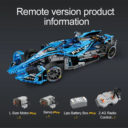 Cada 1667Pcs Remote Control Super Drift Racing Car Building Blocks City RC Extreme Sports Vehicle Bricks Toys For Kids