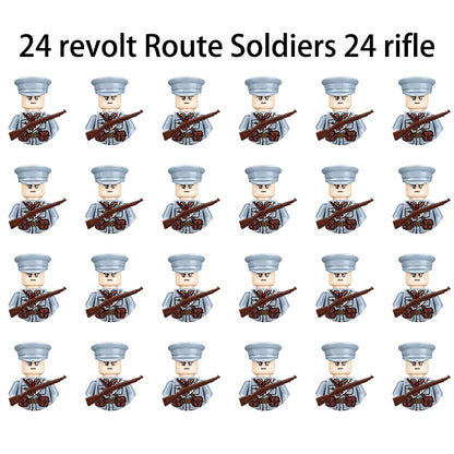 Military Building Blocks, Figures, Action Figures, Toys, Mini Dolls, Soldier Characters, Children's Toys, National Army Phalanx - CADA BRICKS®