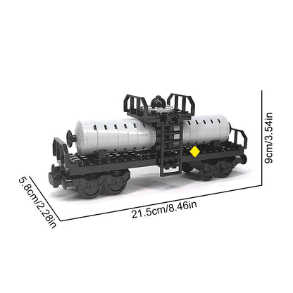 City train building blocks DIY modified accessories, creative MOC assembly track train carriage expansion set, base, wheel parts - CADA BRICKS®