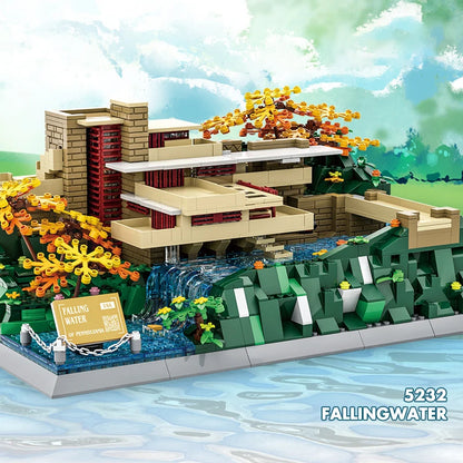 MOC World Famous Architecture Edifice Opera House Building Blocks Villa Savoye Bridge Tower Toy Children Birthday Christmas Gift - CADA BRICKS®