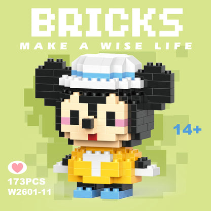 Disney 108 style Stitch LinaBell StellaLou Building Blocks Princess Cartoon Figrues Bricks Children's Assembly Toys Model Gift - CADA BRICKS®