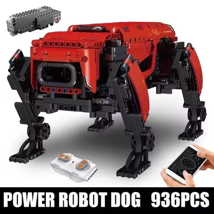 Mould King 15066/15075 Technical Robot Toys – Motorized Boston Dynamics Big Dog Model Alphadog Building Blocks Kid Gift