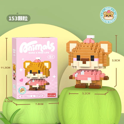 Adults Animals Micro Particle Building Blocks Toy for Children 6 to 12 Years Old Boy Birthday Gift Dog Cat Mini Bricks Girl Toys - CADA BRICKS®