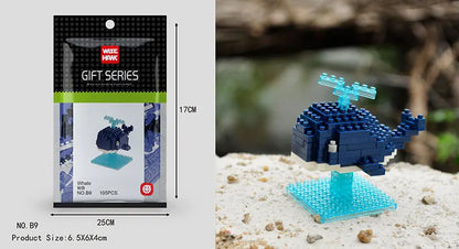 Mini Building Blocks 3D Animal  Diamond Model Micro Bricks Dog Cat Bird Moose Wolf Panda Macaw Toys For Children Birthday Gifts - CADA BRICKS®