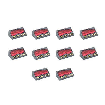 City Printed Accessories Building Blocks Computer Controller Monitor Keyboard Dashboard Mobile Phone Radio Mini Bricks Kids Toys - CADA BRICKS®