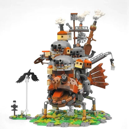 1249 Pieces Howled-Movings House Castle Building Bricks Kit Japanese Anime Hut Blocks Toys Children Fans Gifts