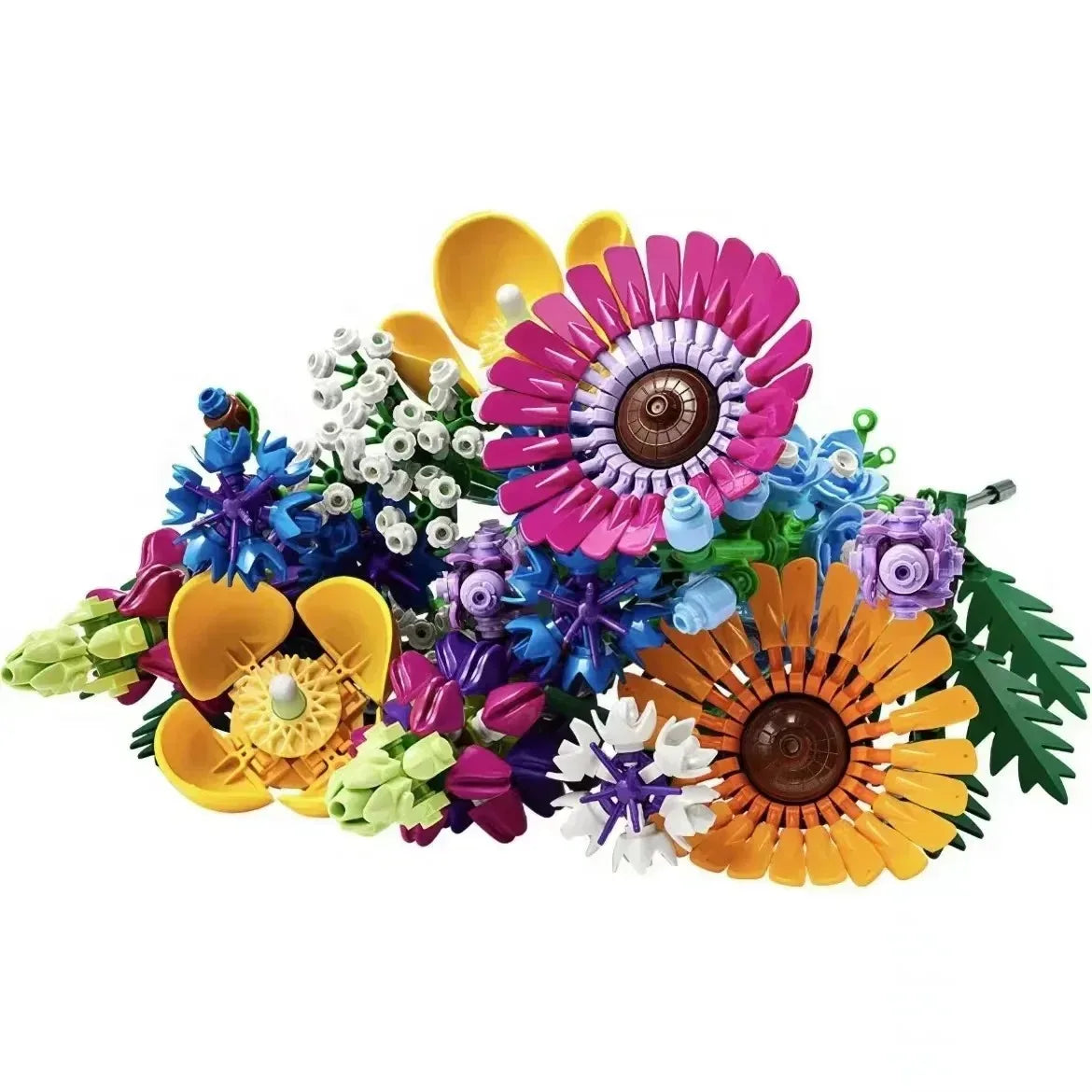 Wildflower Bouquet Building Blocks Set 10313/10314 - Dried Flower Centerpiece Home Decor, Creative DIY Toys for Girls Birthday G