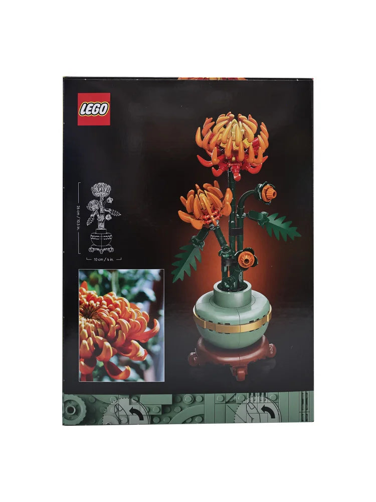 LEGO 10368 Icons Chrysanthemum Flower Decor, Creative Building Set for Adults,Floral Display from The Botanical Collection