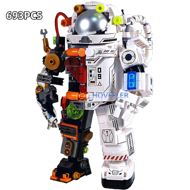 Space Astronaut Spaceman City Building Blocks Shuttle Satellite Rocket Space Station Saturn Figure Bricks Gift for Adult Man