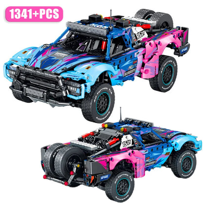 Ekspert techniczny Model samochodu sportowego terenowego Klocki budowlane Miejski mechaniczny super pojazd wyścigowy Klocki MOC Zabawki dla dzieci Prezent