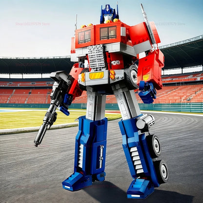Technical 1508PCS Transformation Robot Truck 10302 Collectible Build Model Car Creative 2-in-1 can be Converted into Trucks Gift