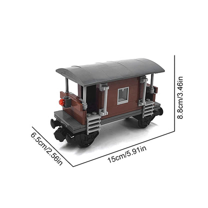 City train building blocks DIY modified accessories, creative MOC assembly track train carriage expansion set, base, wheel parts - CADA BRICKS®