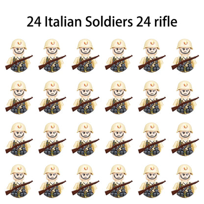 Military Building Blocks, Figures, Action Figures, Toys, Mini Dolls, Soldier Characters, Children's Toys, National Army Phalanx - CADA BRICKS®