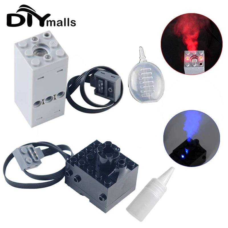 Techniczny spray dymny Silnik Spryskiwacz Klocki Mould King Fogger do Legoeds Klocki konstrukcyjne MOC Pociąg Części Wagonowe Model Silnika