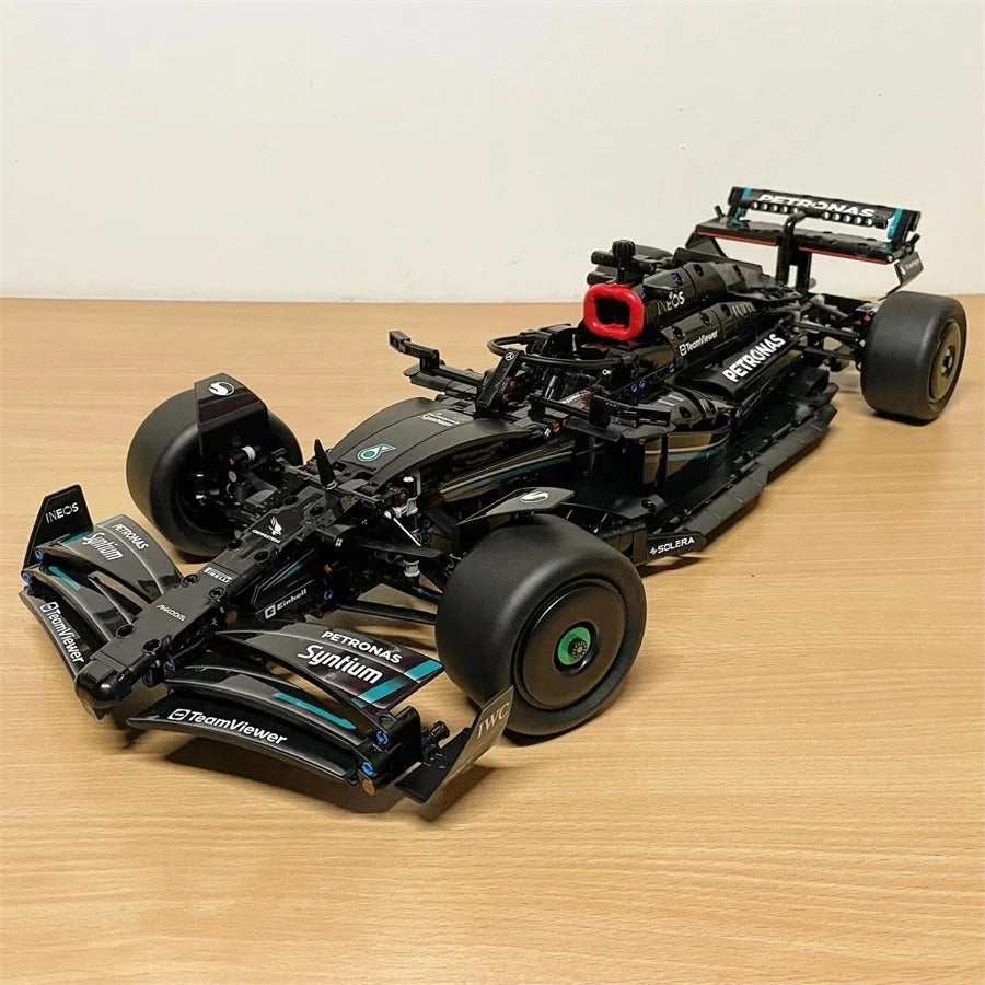 Technical Famous F1 W14 E Formula City Speed Racing Car Building Blocks Set Vehicle Model MOC Assembly Bricks Toy for Kids Gifts