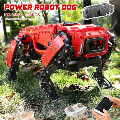 Mould King 15066/15075 Technical Robot Toys – Motorized Boston Dynamics Big Dog Model Alphadog Building Blocks Kid Gift