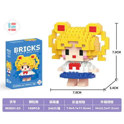 Disney Small Granular Building Model Toy Cartoon Character Stitch, SpongeBob Mini Block Toy Christmas Gift for Children - CADA BRICKS®