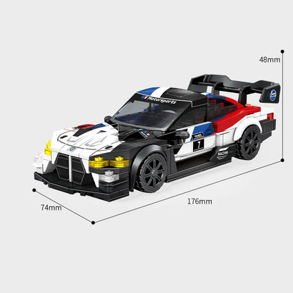 SEMBO BLOCK BK8 City Sports Car Racing Model Assembly Building Block Technology Supercar Vehicle Bricks Toys Boys Birthday Gifts - CADA BRICKS®