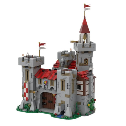 Regal Moat Castle Building Blocks Set - Medieval Fortress Architecture Design Kit, Creative Construction Toys for Kids(2580PCS)