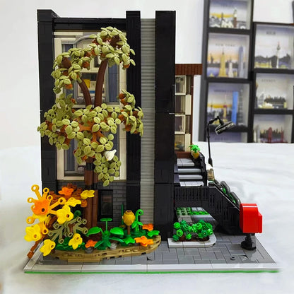 MOC-107015 Kreatywny ekspert „HEA-ON-JEA” Willa modułowa architektura miejska klocki model widok ulicy zestawy zabawka dla dzieci prezent dla chłopców