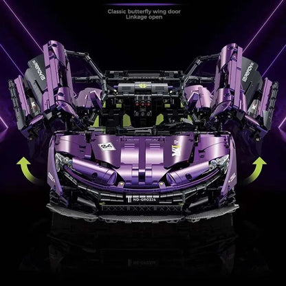 3568pcs RC Technical Remote Control Sports Car Building Blocks Model MOC P1 Racing Car Bricks Toys for Boys Kids Gift Set